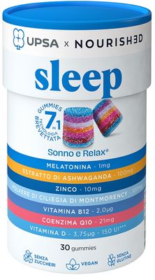 UPSA X NOURISHED SLEEP - Sonno E Relax - 30 Gommose