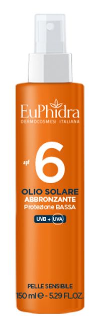 EUPHIDRA KALEIDO OLIO SOLARE ABBRONZANTE SPF6 150 ML