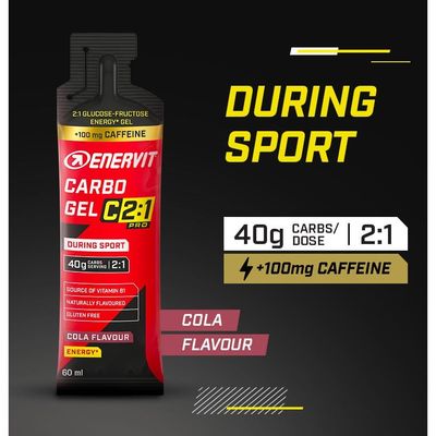 Enervit C2:1 Carbo Gel Cola + 100 Mg Caffeina - 1 Gel Energetico