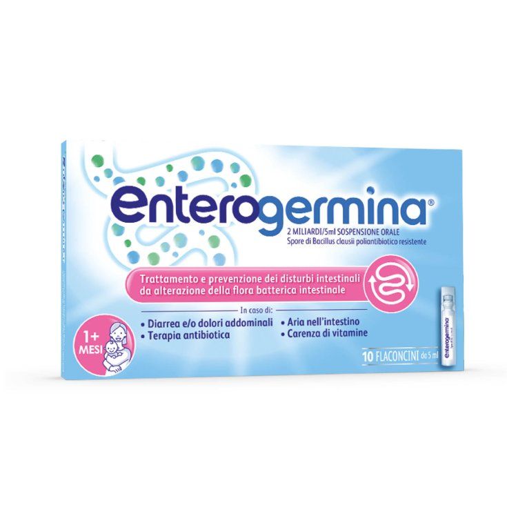 Enterogermina 2 Miliardi/5ml - 10 Flaconcini Orali