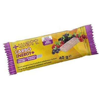Carbo Energy + Barretta Energetica - Gusto Frutti di Bosco - 40 g
