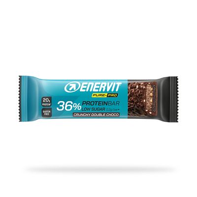 ENERVIT PURE PRO BAR 36% DOUBLE CHOCO 55 G - BARRETTA PROTEICA