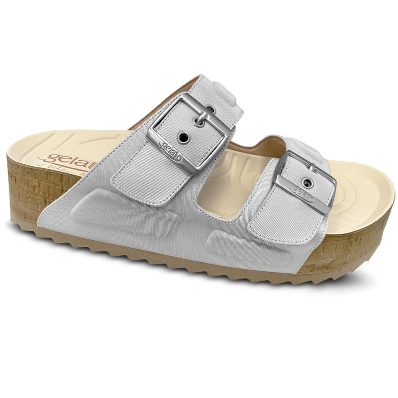 Ciabatta con Zeppa Woodstock Pro 2 Silver Plantare Anatomico numeri 35/36 37/38 39/40