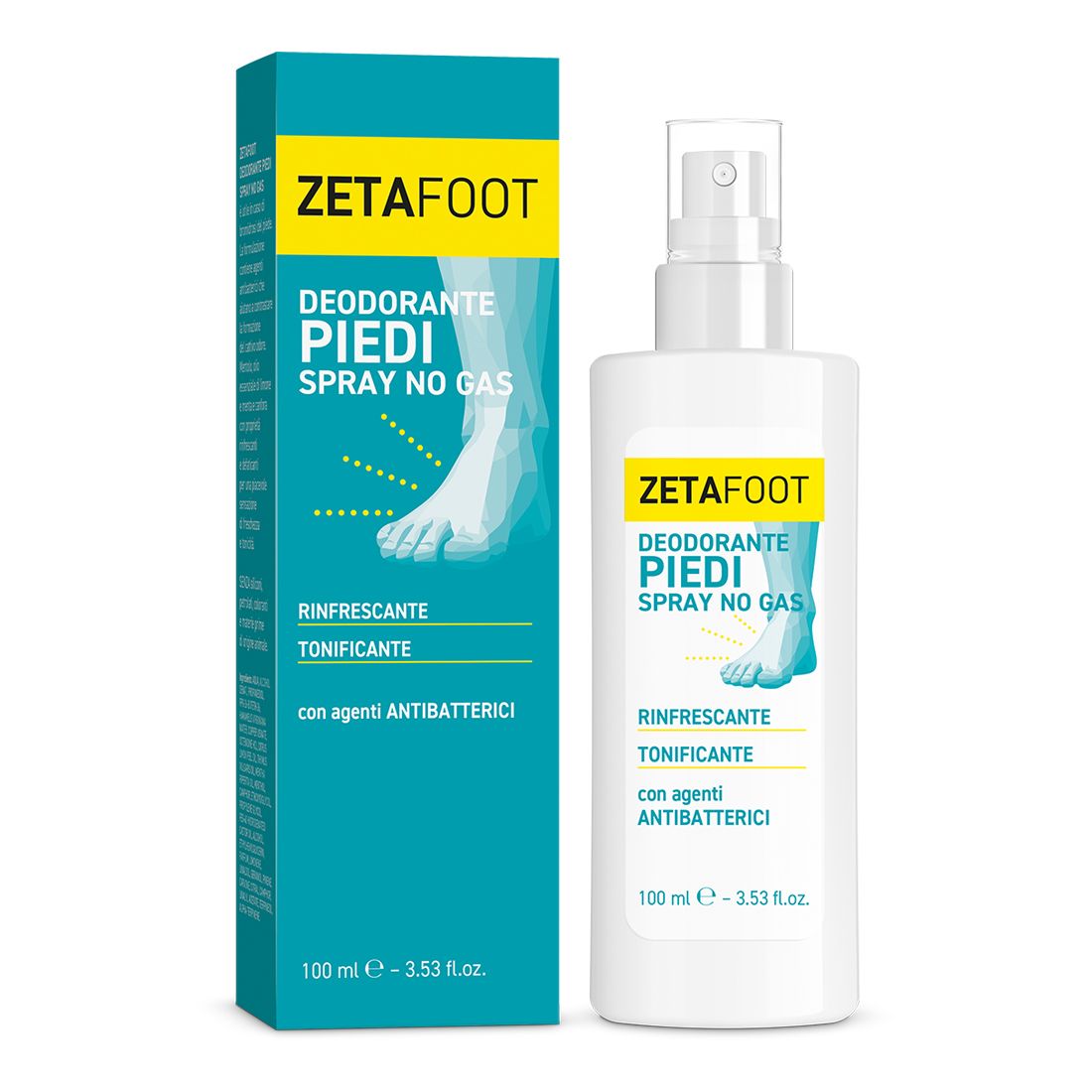 ZETAFOOT SPRAY NO GAS ANTIODORE 100 ML