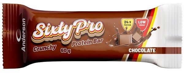 ANDERSON SIXTY PRO CRUNCHY PROTEIN BAR CIOCCOLATO 60 G