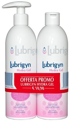 Lubrigyn Hydra Gel Duo - Detergente Intimo - 400 ml + 400 ml