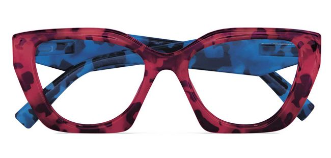 OCCHIALE DA LETTURA PREMONTATO TWINS PLATINUM GRECALE ROSSO-BLU DEMI +1.50 DIOTTRIE  1 PAIO