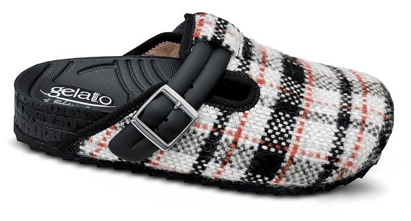 CALZATURA ORTOPEDICA WOODSTOCK SOFT 2,0 TARTAN BLACK/WHITE 39/40