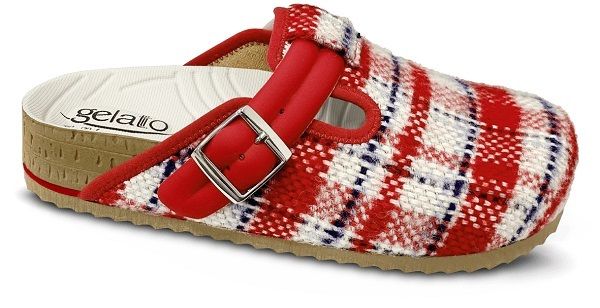 CALZATURA ORTOPEDICA WOODSTOCK SOFT 2,0 TARTAN RED/WHITE 37/38