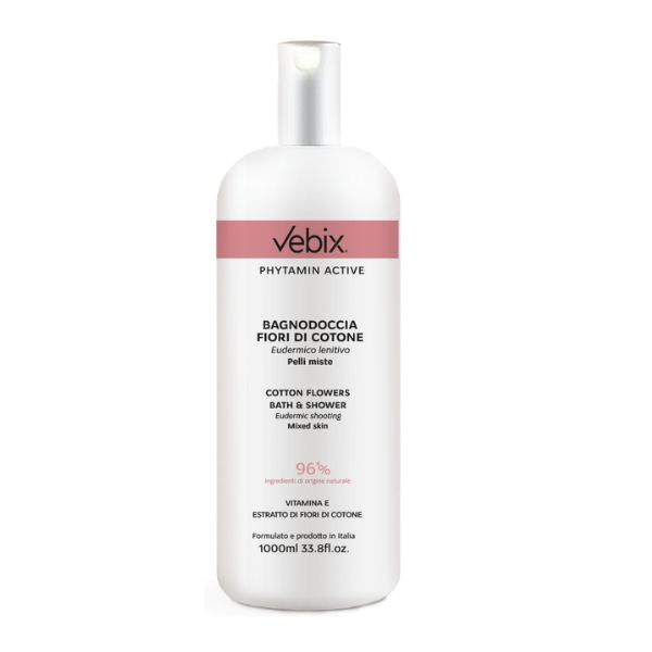 PHYTAMIN NATURAL BAGNODOCCIA FIORI DI COTONE 1000 ML CON DOSATORE