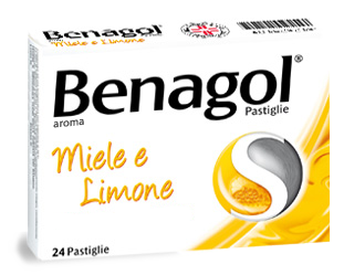 BENAGOL PASTIGLIE GUSTO MIELE E LIMONE 24 PASTIGLIE