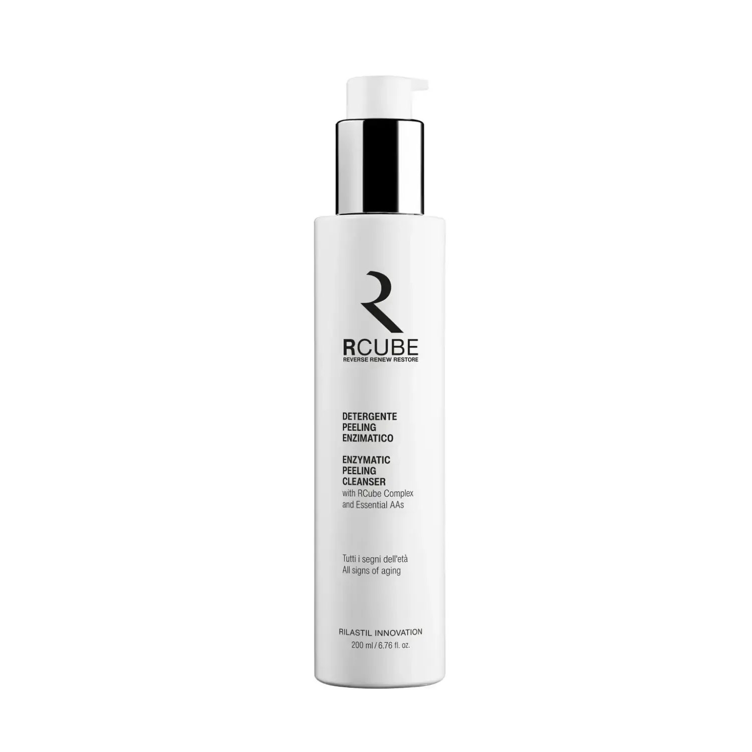 RILASTIL RCUBE DETERGENTE PEELING ENZIMATICO 200 ML
