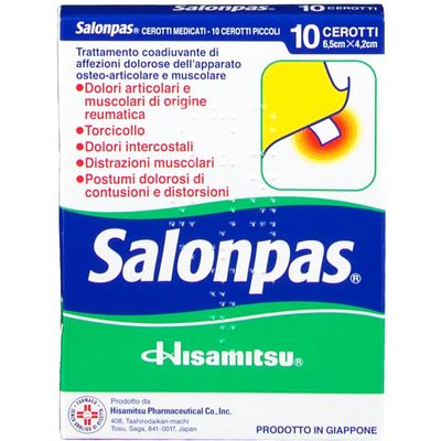 36,06 MG/32,73 MG/7,11 MG CEROTTI MEDICATI 10 CEROTTI