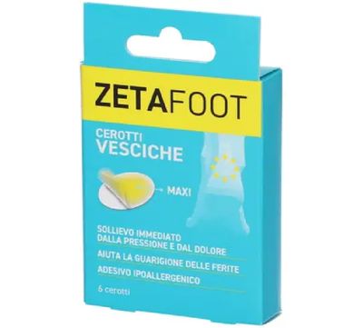 ZETAFOOT CEROTTO IDROCOLLOIDALE VESCICHE 6 CEROTTI
