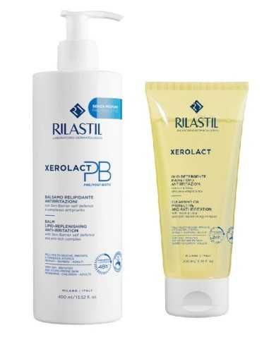 RILASTIL XEROLACT PB BALSAMO RELIPIDANTE ANTIRRITAZIONI 200 ML + OLIO DETERGENTE PROTETTIVO ANTIRRITAZIONI 100 ML