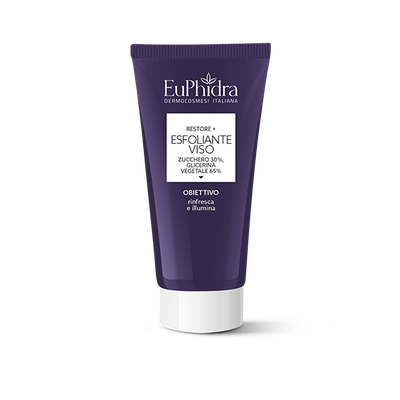 Euphidra Esfoliante Viso Restore+ - Rinfresca E Illumina - 75 ml