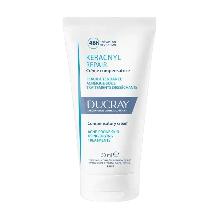 Keracnyl Repair - Crema Compensatrice - Pelli Grasse A Tendenza Acneica Sotto Trattamenti Dissecanti - Ducray - 50ml