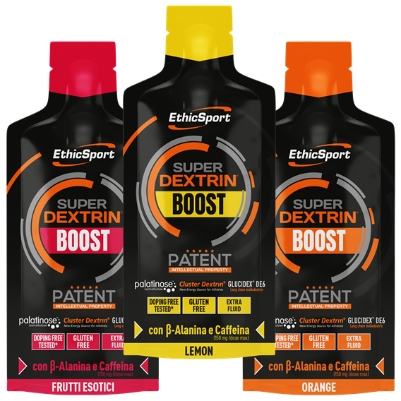 Super Dextrin Boost - Lemon - Orange - Frutti Esotici - EthicSport - 30ml