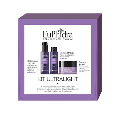 Euphidra Ultralight Kit - Protocollo Illuminante - 1 Cofanetto Euphidra Ultralight Kit - Protocollo Illuminante - 1 Cofanetto