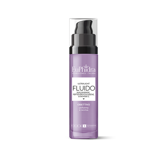 Euphidra Ultralight Fluido Viso - Uniforma E Ravviva - 50 ml