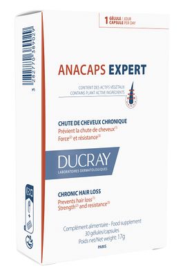 Anacaps Expert Capelli E Unghie - Situazione Persistente - Forza E Robustezza - 30 Capsule