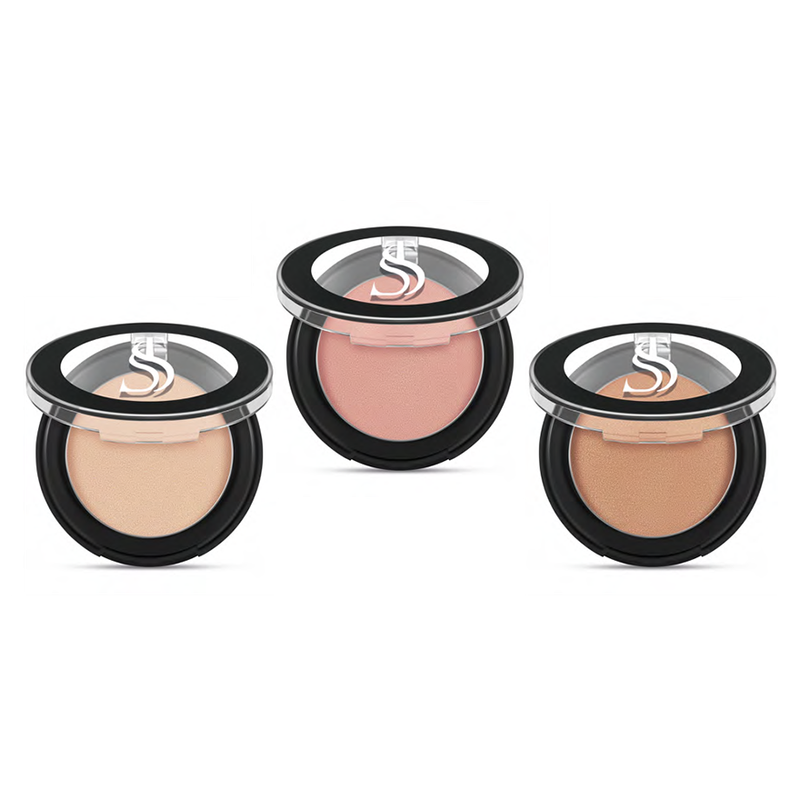Trouss Make Up Ombretto - Polvere Viso + Occhi - 7 Champagne - 8 Peach - 9 Bronze