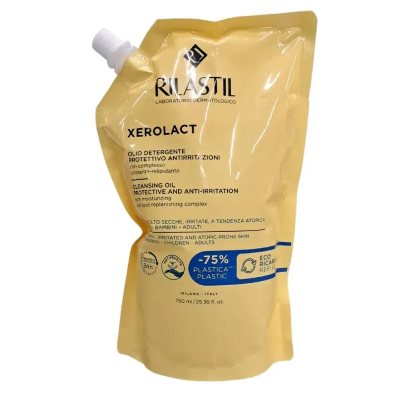 Rilastil Xerolact Olio Detergente Ricarica - 750 Ml