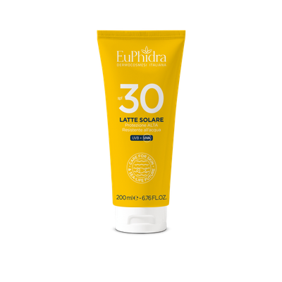 Euphidra Latte Solare Corpo - Fattore Di Protezione 30 - Protezione Alta - 200 ml