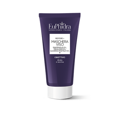 Euphidra Restore+ Maschera Viso - Idrata E Ravviva - 75 ml