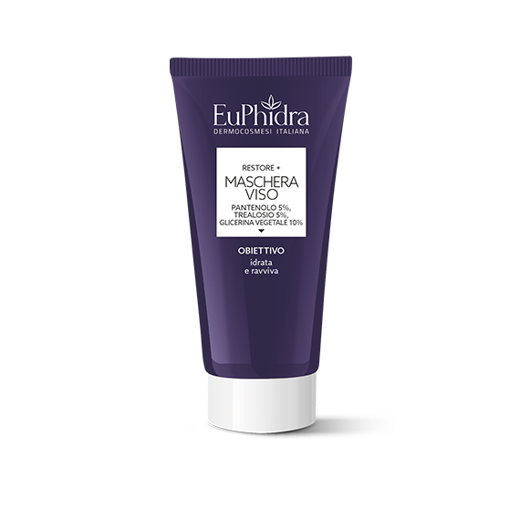 Euphidra Restore+ Maschera Viso - Idrata E Ravviva - 75 ml