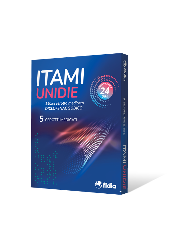Itami Unidie 140 mg Cerotti Medicati - 5 Cerotti