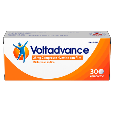 VOLTADVANCE 25 MG COMPRESSE RIVESTITE CON FILM 30 COMPRESSE VOLTADVANCE 25 MG COMPRESSE RIVESTITE CON FILM 30 COMPRESSE