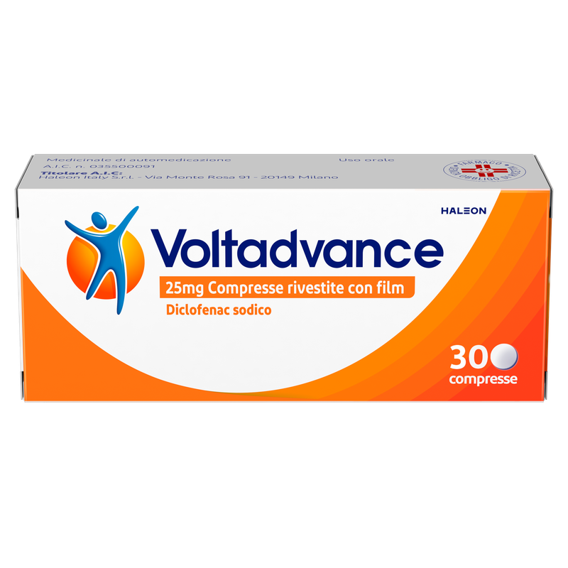 VOLTADVANCE 25 MG COMPRESSE RIVESTITE CON FILM 30 COMPRESSE