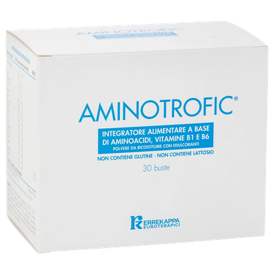 Aminotrofic Integratore Alimentare a base di Aminoacidi e Vitamine B1 e B6 - Confezione 30 buste