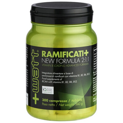 Ramificati+ B Loaded New Formula 2:1:1 - 300 Compresse - +Watt Ramificati+ B Loaded New Formula 2:1:1 - 300 Compresse - +Watt