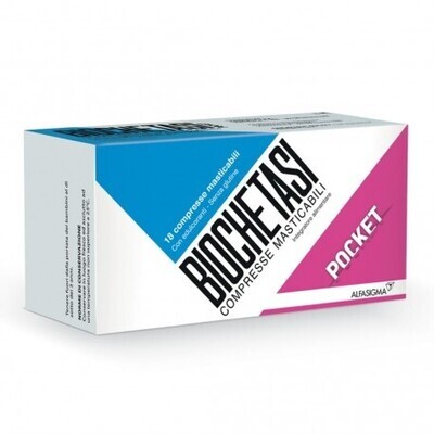 Biochetasi Pocket Digestivo - Integratore Alimentare - Confezione 18 Compresse Masticabili