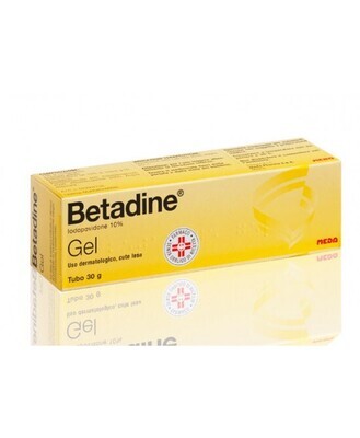 Betadine Gel 10% - Lodopovidone - Disinfezione della Cute Lesa - Tubo 30 g