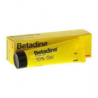 Betadine Gel 10% - Lodopovidone - Disinfezione della Cute Lesa - Tubo 30 g