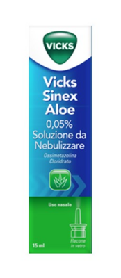 Vicks Sinex Aloe Soluzione Nasale da Nebulizzare 0,05% - Flacone 15ml