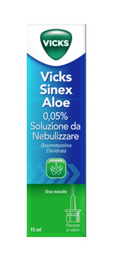 Vicks Sinex Aloe Soluzione Nasale da Nebulizzare 0,05% - Flacone 15ml