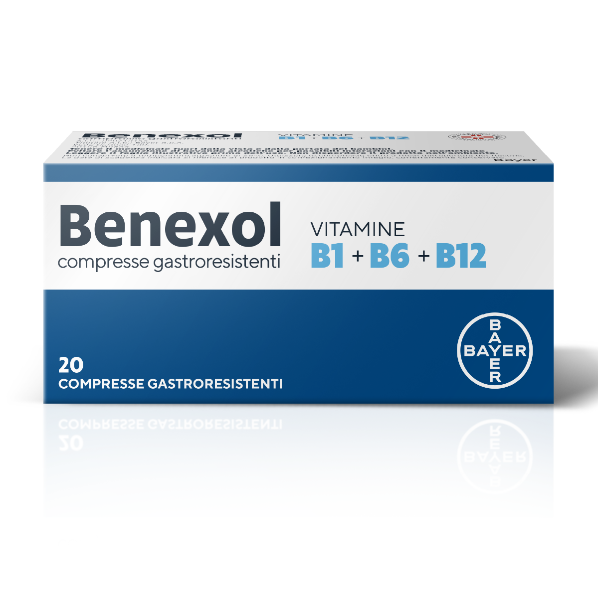 Benexol Vitamina B1+ B6+ B12 - Confezione 20 Compresse Gastroresistenti
