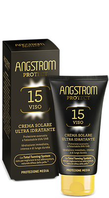 Angstrom Crema Solare Ultra Idratante Viso - Fattore Di Protezione 15 - 50 ml