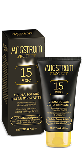 Angstrom Crema Solare Ultra Idratante Viso - Fattore Di Protezione 15 - 50 ml