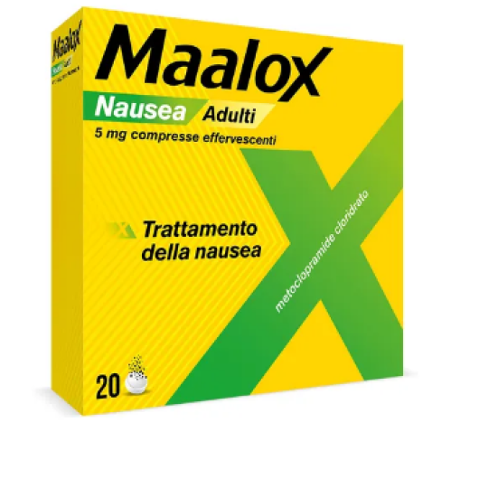 MAALOX NAUSEA 5 MG COMPRESSE EFFERVESCENTI20 COMPRESSE
