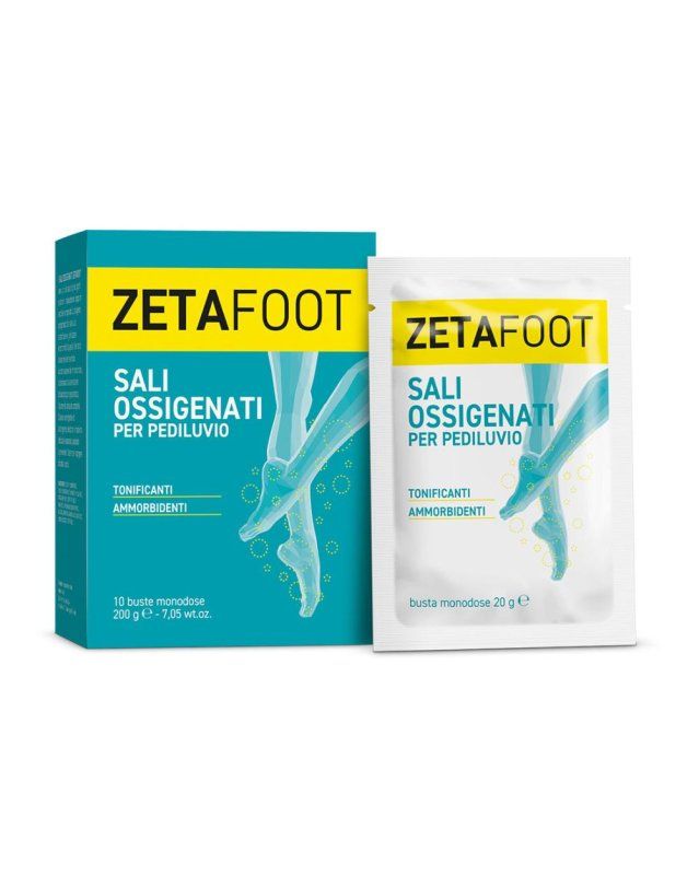 ZETAFOOT SALI OSSIGENATI 10 BUSTINE DA 20 G