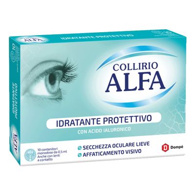 COLLIRIO ALFA IDRATANTE PROTETTIVO 10 FLACONCINI MONODOSE COLLIRIO ALFA IDRATANTE PROTETTIVO 10 FLACONCINI MONODOSE