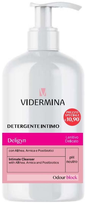 VIDERMINA DELIGYN DETERGENTE INTIMO 500 ML NUOVA FORMULAZIONE SPECIAL PRICE