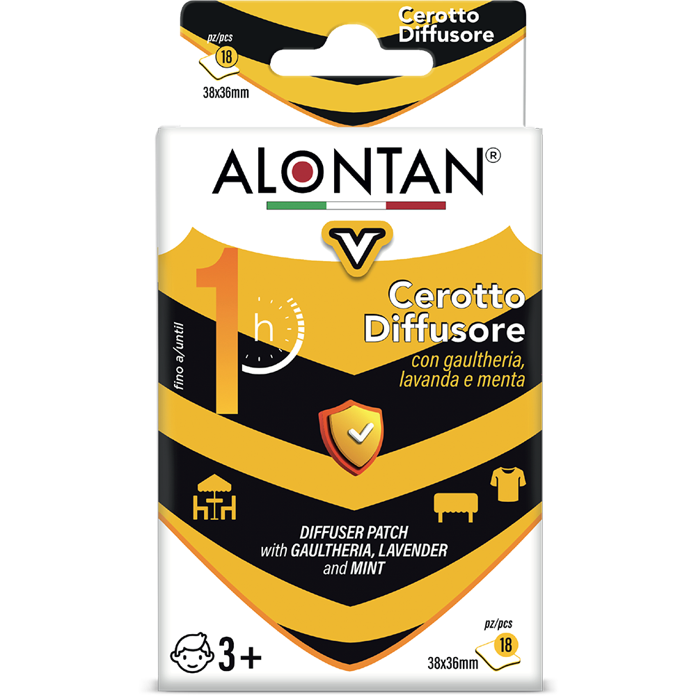 ALONTAN CEROTTO DIFFUSORE V 18 PEZZI 38X36 MM