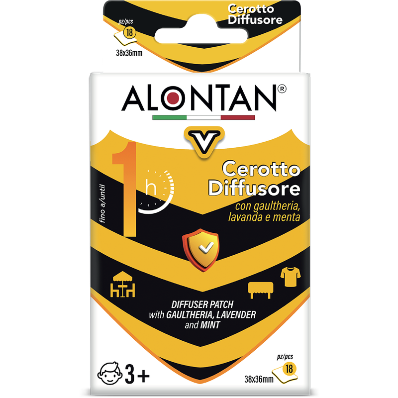 ALONTAN CEROTTO DIFFUSORE V 18 PEZZI 38X36 MM