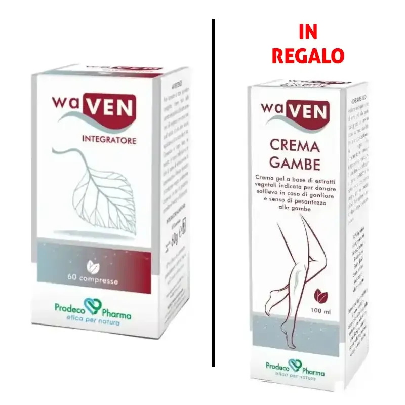 WAVEN 60 COMPRESSE REGALA CREMA 100 ML
